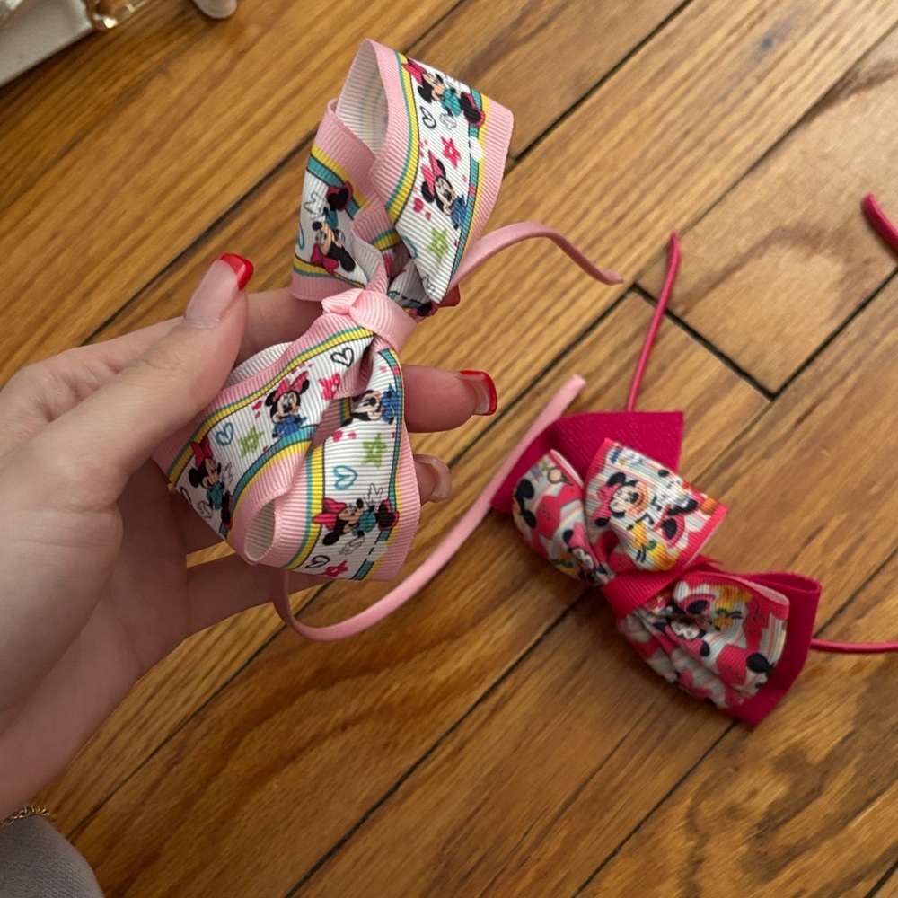 Colorful Minnie Mouse Hair Bows 2 $5